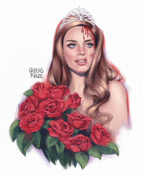 uma pessoa até o busto, pintura semi realista uma pessoa até o busto, pintura semi realista